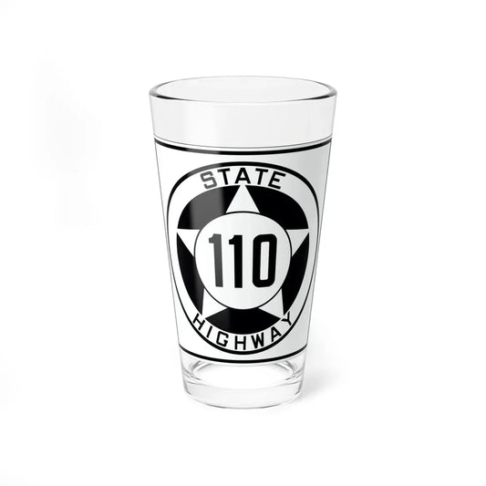Texas 110 1935 (Texas) (Road Sign) Pint Glass 16oz 16oz - Go Mug Yourself
