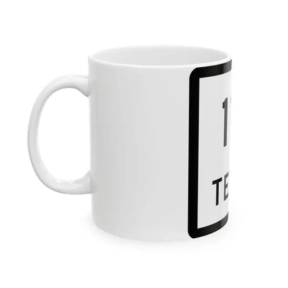 Texas 113 (Texas) (Road Sign) White Coffee Mug - Go Mug Yourself