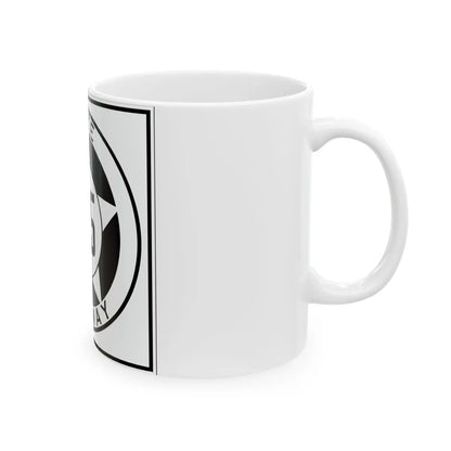 Texas 115 1935 (Texas) (Road Sign) White Coffee Mug - Go Mug Yourself