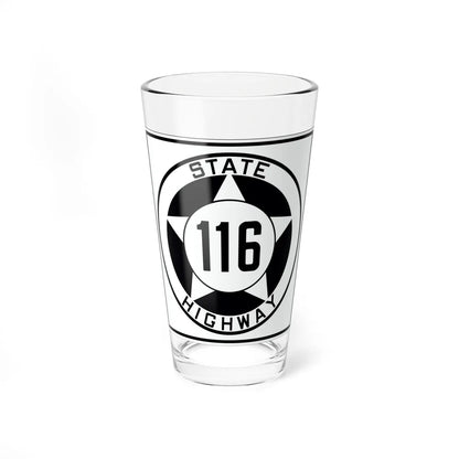 Texas 116 1935 (Texas) (Road Sign) Pint Glss 16oz 16oz - Go Mug Yourself