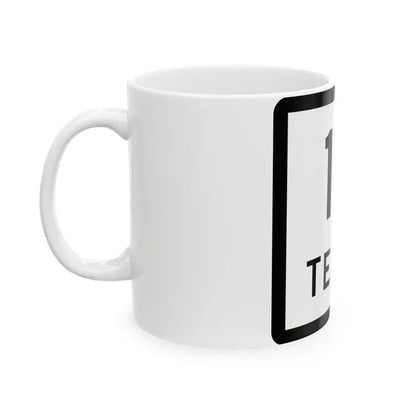 Texas 12 (Texas) (Road Sign) White Coffee Mug - Go Mug Yourself