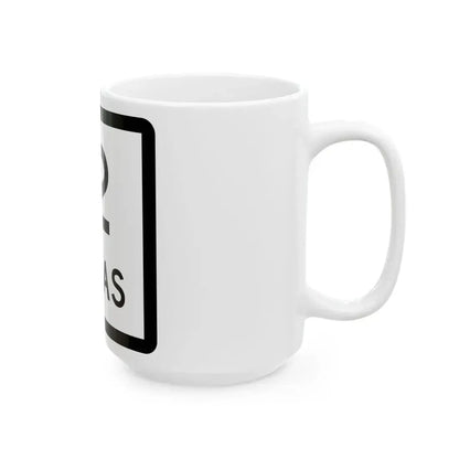 Texas 12 (Texas) (Road Sign) White Coffee Mug - Go Mug Yourself
