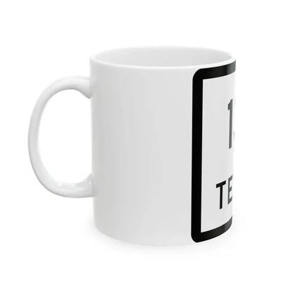 Texas 131 (Texas) (Road Sign) White Coffee Mug - Go Mug Yourself