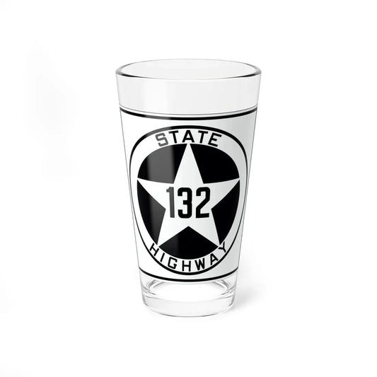 Texas 132 1917 (Texas) (Road Sign) Pint Glass 16oz 16oz - Go Mug Yourself