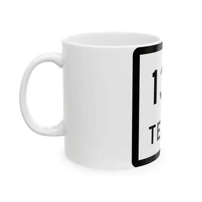 Texas 137 (Texas) (Road Sign) White Coffee Mug - Go Mug Yourself