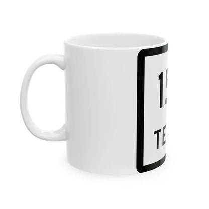 Texas 152 (Texas) (Road Sign) White Coffee Mug - Go Mug Yourself