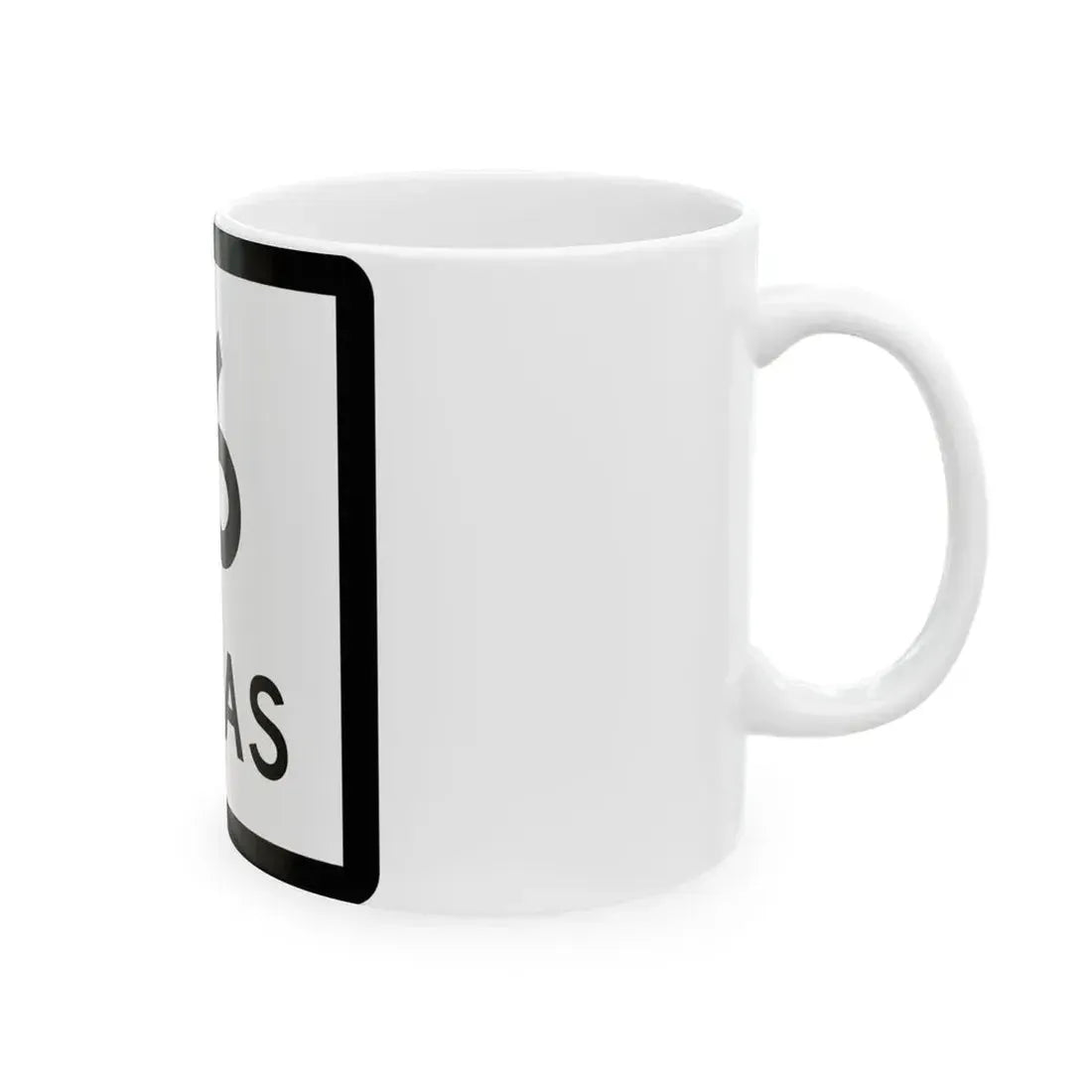 Texas 16 (Texas) (Road Sign) White Coffee Mug - Go Mug Yourself