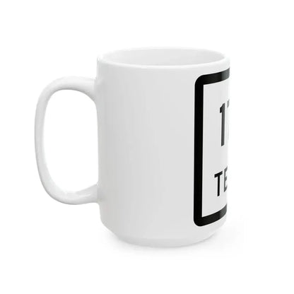 Texas 170 (Texas) (Road Sign) White Coffee Mug - Go Mug Yourself