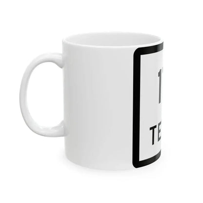 Texas 171 (Texas) (Road Sign) White Coffee Mug - Go Mug Yourself