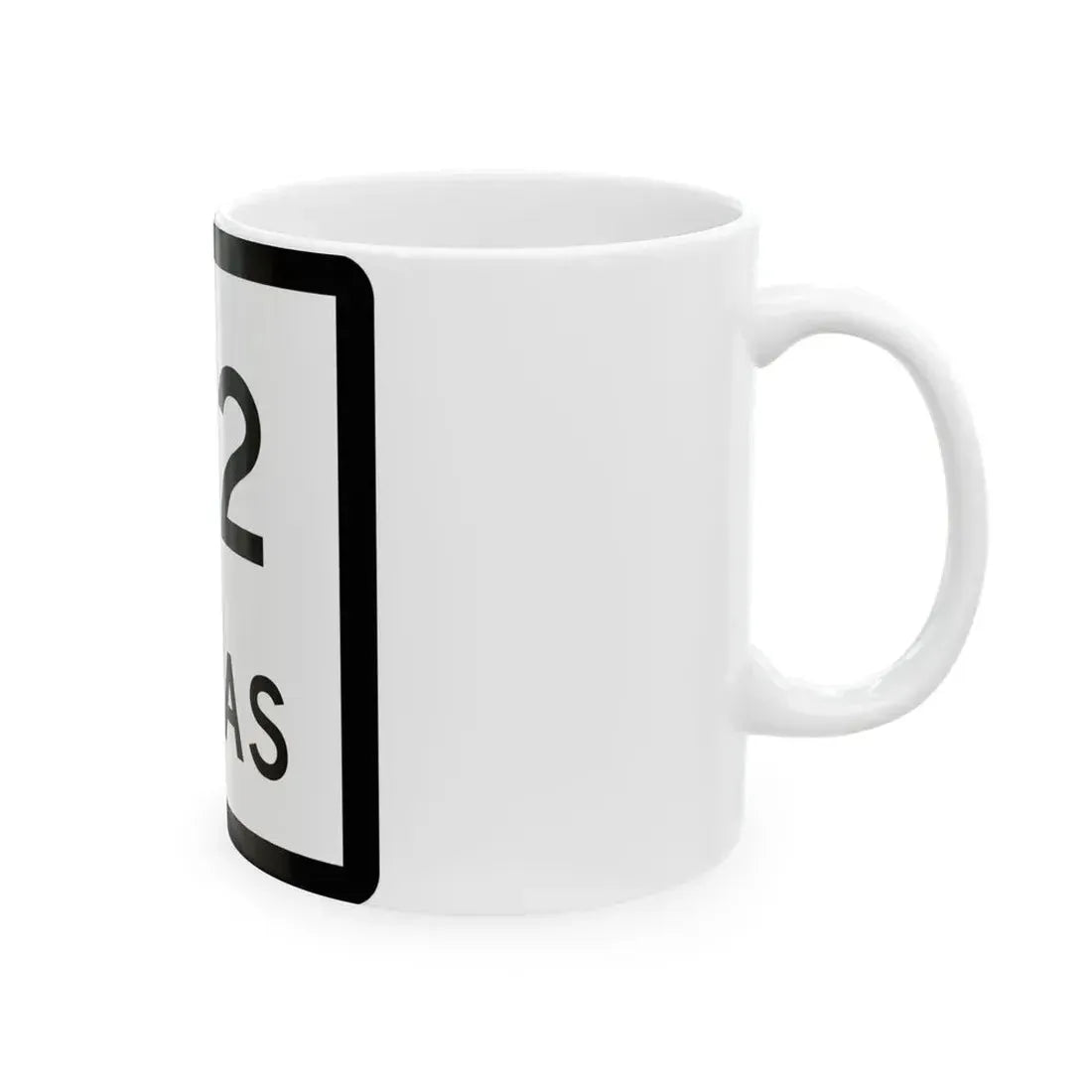 Texas 172 (Texas) (Road Sign) White Coffee Mug - Go Mug Yourself