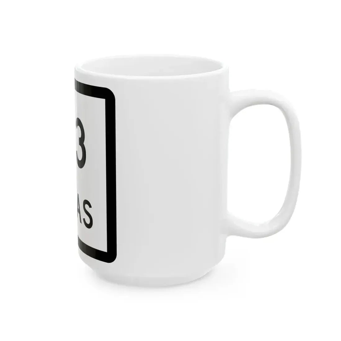 Texas 173 (Texas) (Road Sign) White Coffee Mug - Go Mug Yourself