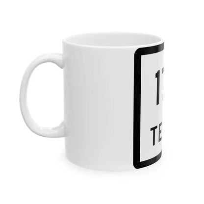 Texas 174 (Texas) (Road Sign) White Coffee Mug - Go Mug Yourself