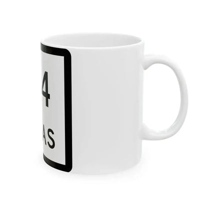 Texas 174 (Texas) (Road Sign) White Coffee Mug - Go Mug Yourself