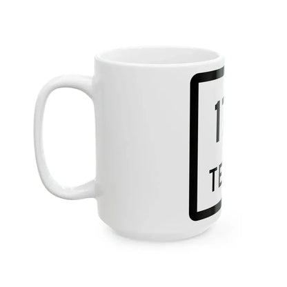 Texas 174 (Texas) (Road Sign) White Coffee Mug - Go Mug Yourself