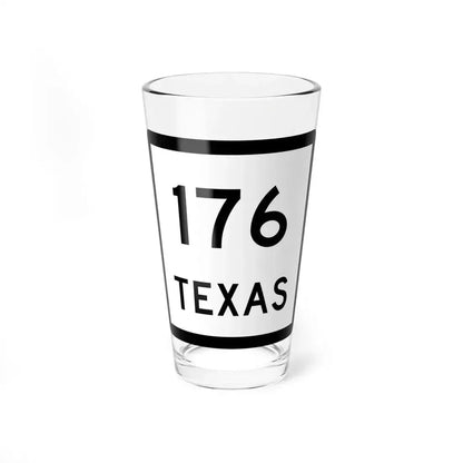 Texas 176 (Texas) (Road Sign) Pint Glass 16oz 16oz - Go Mug Yourself