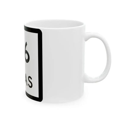 Texas 176 (Texas) (Road Sign) White Coffee Mug - Go Mug Yourself