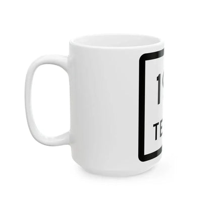 Texas 199 (Texas) (Road Sign) White Coffee Mug - Go Mug Yourself