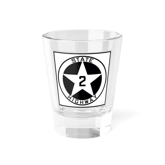 Texas 2 1917 (Texas) (Road Sign) Shot Glass 1.5oz 1.5oz - Go Mug Yourself