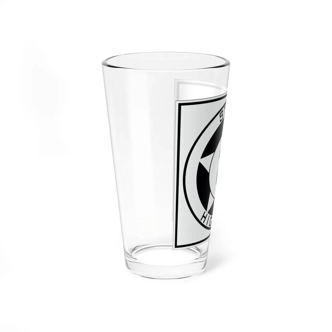 Texas 2 1935 (Texas) (Road Sign) Pint Glss 16oz - Go Mug Yourself