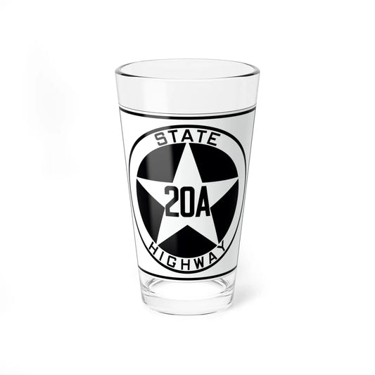 Texas 20A 1917 (Texas) (Road Sign) Pint Glss 16oz 16oz - Go Mug Yourself
