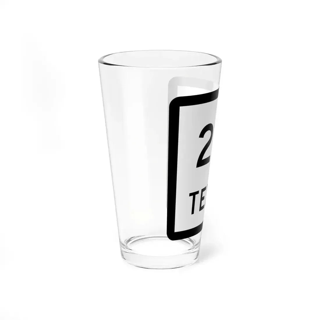 Texas 212 (Texas) (Road Sign) Pint Glass 16oz - Go Mug Yourself