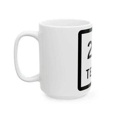 Texas 231 (Texas) (Road Sign) White Coffee Mug - Go Mug Yourself