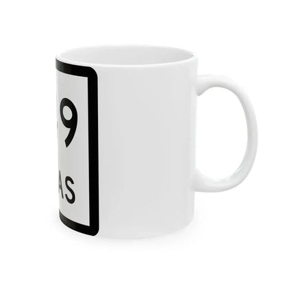 Texas 249 (Texas) (Road Sign) White Coffee Mug - Go Mug Yourself
