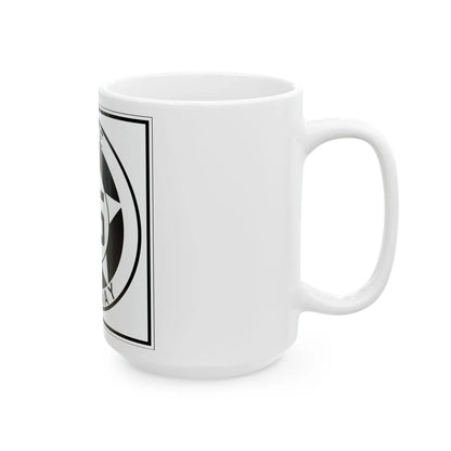 Texas 25 1935 (Texas) (Road Sign) White Coffee Mug - Go Mug Yourself
