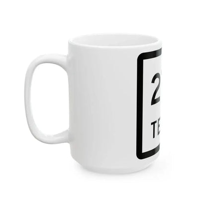 Texas 272 (Texas) (Road Sign) White Coffee Mug - Go Mug Yourself