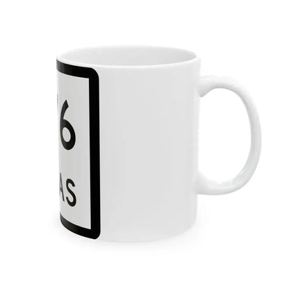 Texas 276 (Texas) (Road Sign) White Coffee Mug - Go Mug Yourself