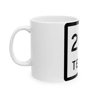 Texas 283 (Texas) (Road Sign) White Coffee Mug - Go Mug Yourself