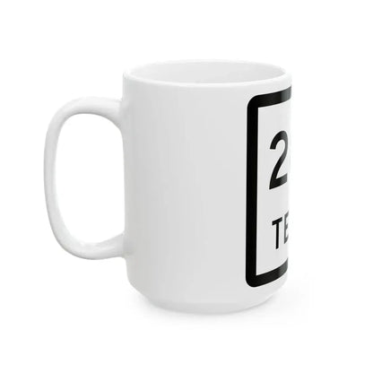 Texas 283 (Texas) (Road Sign) White Coffee Mug - Go Mug Yourself
