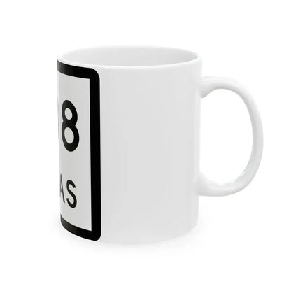 Texas 288 (Texas) (Road Sign) White Coffee Mug - Go Mug Yourself