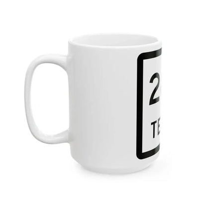 Texas 289 (Texas) (Road Sign) White Coffee Mug - Go Mug Yourself