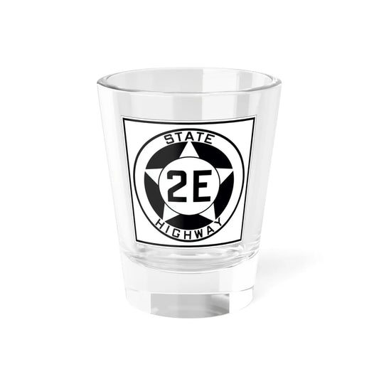 Texas 2E 1935 (Texas) (Road Sign) Shot Glass 1.5oz 1.5oz - Go Mug Yourself