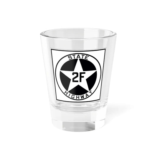 Texas 2F 1917 (Texas) (Road Sign) Shot Glass 1.5oz 1.5oz - Go Mug Yourself