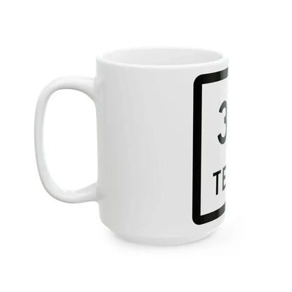 Texas 315 (Texas) (Road Sign) White Coffee Mug - Go Mug Yourself