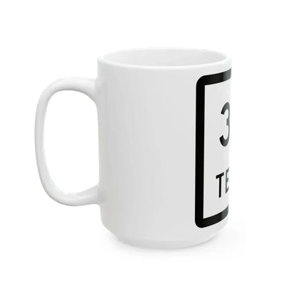 Texas 317 (Texas) (Road Sign) White Coffee Mug - Go Mug Yourself