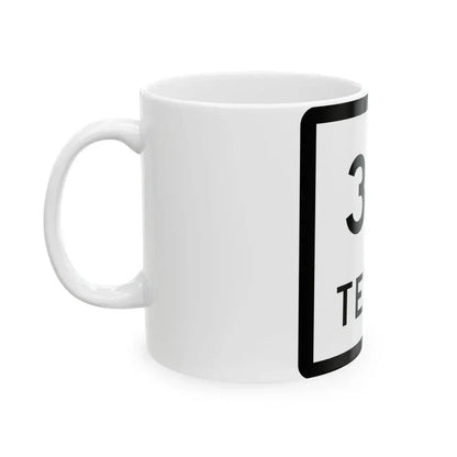 Texas 319 (Texas) (Road Sign) White Coffee Mug - Go Mug Yourself