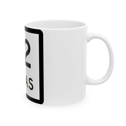 Texas 32 (Texas) (Road Sign) White Coffee Mug - Go Mug Yourself