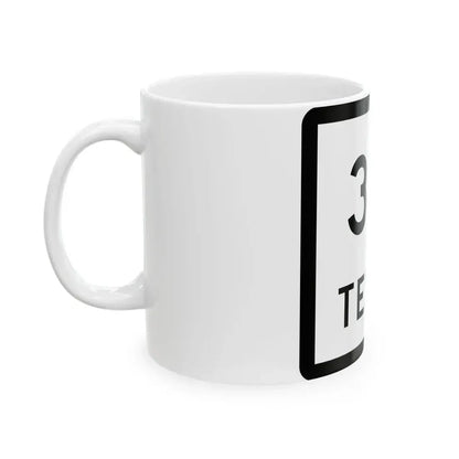 Texas 321 (Texas) (Road Sign) White Coffee Mug - Go Mug Yourself