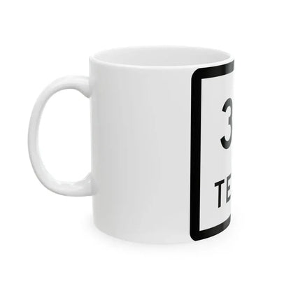 Texas 341 (Texas) (Road Sign) White Coffee Mug - Go Mug Yourself