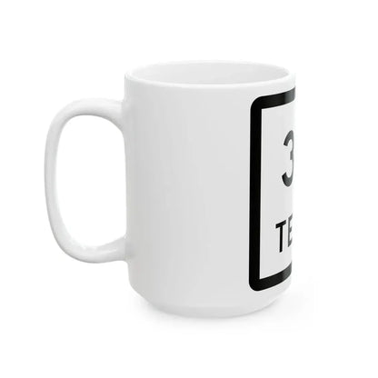 Texas 341 (Texas) (Road Sign) White Coffee Mug - Go Mug Yourself