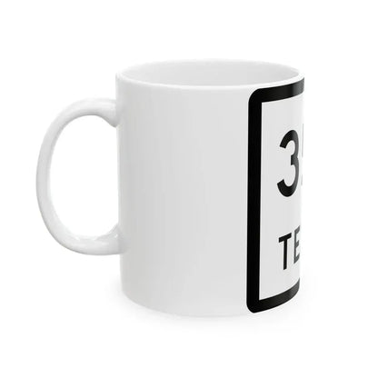 Texas 350 (Texas) (Road Sign) White Coffee Mug - Go Mug Yourself