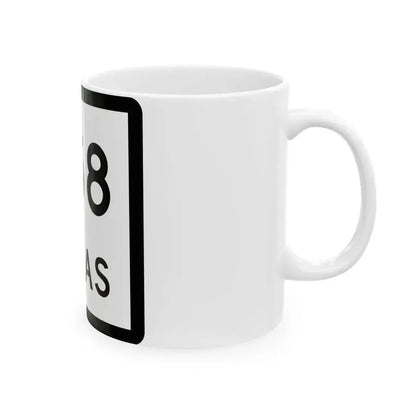 Texas 358 (Texas) (Road Sign) White Coffee Mug - Go Mug Yourself