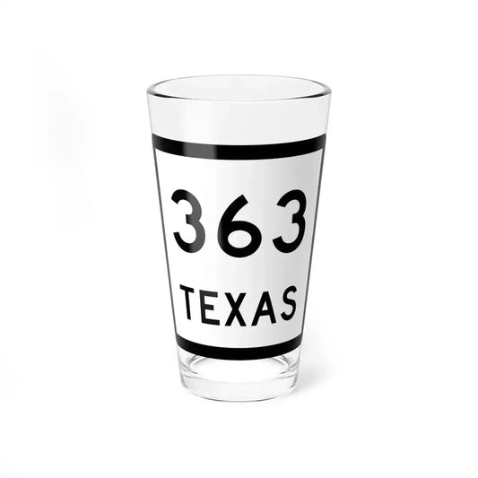 Texas 363 (Texas) (Road Sign) Pint Glass 16oz 16oz - Go Mug Yourself