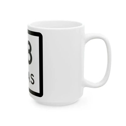Texas 38 (Texas) (Road Sign) White Coffee Mug - Go Mug Yourself