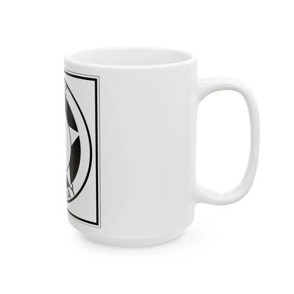 Texas 5 1935 (Texas) (Road Sign) White Coffee Mug - Go Mug Yourself