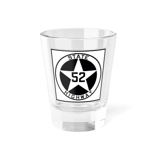 Texas 52 1917 (Texas) (Road Sign) Shot Glass 1.5oz 1.5oz - Go Mug Yourself