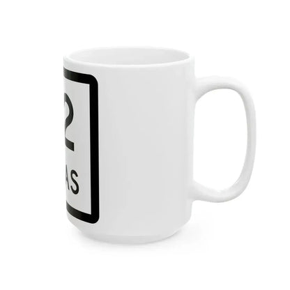 Texas 52 (Texas) (Road Sign) White Coffee Mug - Go Mug Yourself